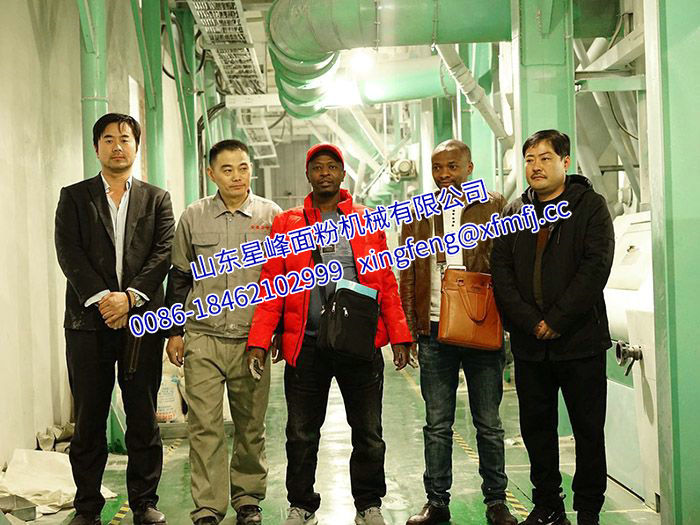 非洲客戶案例-50T玉米制粉設備