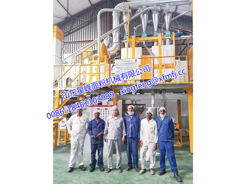 非洲客戶(hù)案例-60T/24h玉米粉生產(chǎn)線(xiàn)