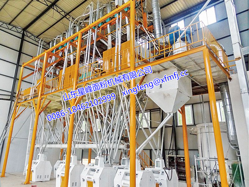 120噸到150噸小麥粉加工設備